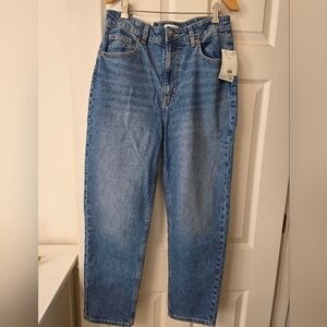 H&M Classic High-Rise Blue Mom Jeans